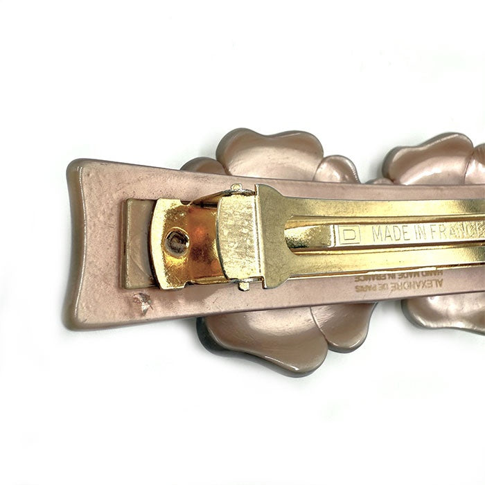 【中古】アレクサンドルドゥパリ ALEXANDRE DE PARIS バレッタ ヘアアクセサリー ベージュ系 i0225aq02025