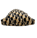 画像をギャラリービューアに読み込む, 【中古】PAUL &amp; JOE ポール＆ジョー トートバッグ 猫柄 ブラック×ベージュ i1124tq0243
