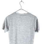 将图片加载到图库查看器，【中古】エポカ EPOCA クルーネック半袖ニット 薄手 透け感 シンプル ライト杢グレー i0818n0068
