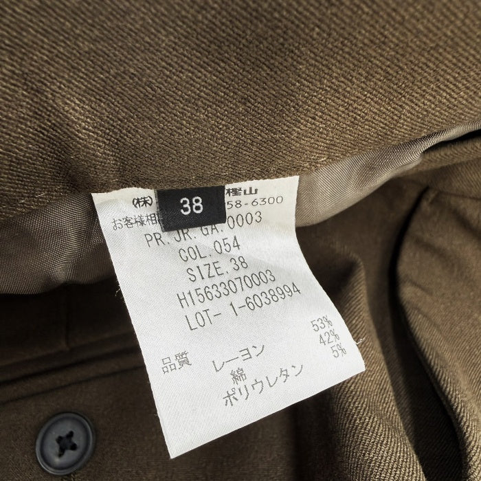 【中古】ジョセフ JOSEPH テーパードパンツ きれいめ ストレッチ 上品 シンプル カーキブラウン i0828n0092