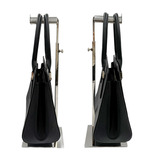 Load image into Gallery viewer, 【中古】BURBERRY バーバリー レザー ハンドバッグ ブラック レディース フォーマル j0213aq011132
