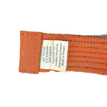 将图片加载到图库查看器，【中古】エルメス HERMES ベルト Hバックル ゴムベルト ボーダー カジュアル オレンジ グレー ホワイト i0627aq01987
