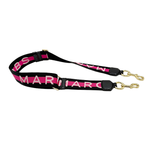 画像をギャラリービューアに読み込む, 【中古】マークジェイコブス MARC JACOBS ショルダーストラップ ロゴ ブラック ピンク バッグ用 j0223tq04920
