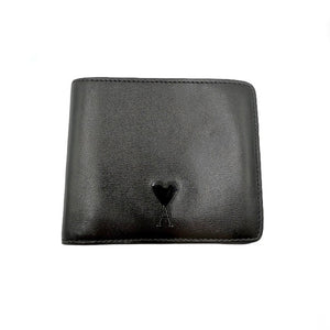 中古】アミパリス AMI PARIS 財布 二つ折り シンプル 札入れ カード