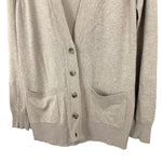 画像をギャラリービューアに読み込む, 【中古】セオリー Theory カーディガン 長袖 Vネック コットン レーヨン シンプル ベージュ i0807n0164
