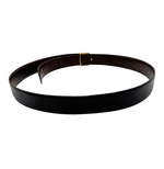 Load image into Gallery viewer, 【中古】ダンヒル Dunhill ベルト レザー ブラック ゴールド シルバー ロゴ j0712oq01430
