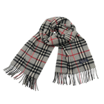 画像をギャラリービューアに読み込む, 【中古】バーバリー BURBERRY マフラー ノバチェック グレー カシミヤ100％ j0215pq00842
