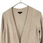 画像をギャラリービューアに読み込む, 【中古】セオリー Theory カーディガン 長袖 Vネック コットン レーヨン シンプル ベージュ i0807n0164
