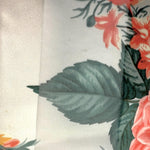 将图片加载到图库查看器，【中古】ヴァレンチノ VALENTINO スカーフ 花柄 ストライプ シアー 透け感 くすみカラー カーキ アイボリー i0619wq03710
