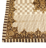 Load image into Gallery viewer, 【中古】フェンディ FENDI ハンカチ スカーフ ベージュ FF柄 総柄 j0629pq00629
