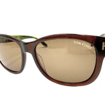 将图片加载到图库查看器，【中古】トムフォード TOM FORD サングラス バイカラー 大きめレンズ ブラウン グリーン i0717lq01388
