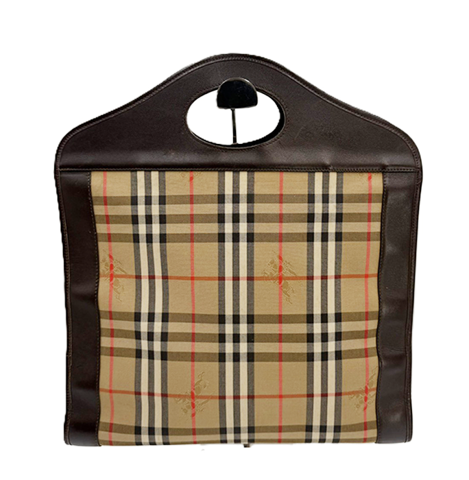 【中古】バーバリー BURBERRY ハンドバッグ ノバチェック チェック柄 トートバッグ i0922lq00582