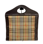 将图片加载到图库查看器，【中古】バーバリー BURBERRY ハンドバッグ ノバチェック チェック柄 トートバッグ i0922lq00582
