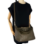 画像をギャラリービューアに読み込む, 【中古】ロンシャン Longchamp レザー 2WAY ハンドバッグ ショルダーバッグ j0629pq01171
