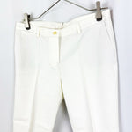Load image into Gallery viewer, 【中古】インコテックス INCOTEX テーパードパンツ 無地 シンプル 裾スリット ホワイト 白 i0213n01912
