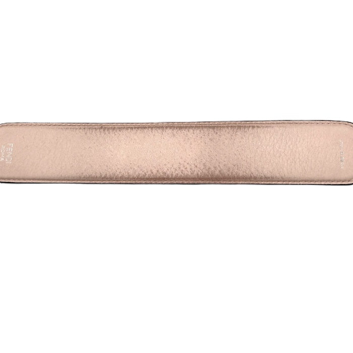 【中古】フェンディ FENDI バッグストラップ ズッカ柄 ハンドバッグ くすみピンク ライトブラウン系 i0601oq01592