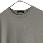 将图片加载到图库查看器，【中古】ドゥロワー Drawer  ノースリーブ カットソー レディース トップス グレー カーキ スリット クルーネック シンプル カジュアル
