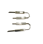 Load image into Gallery viewer, 【中古】GIVENCHY ジバンシィ ロゴ Uロックモチーフ ピアス シルバーカラー i0926aq01375
