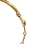 画像をギャラリービューアに読み込む, 【中古】セリーヌ CELINE ブレスレット ゴールド 約17cm レディース  ロゴ j0213aq017231
