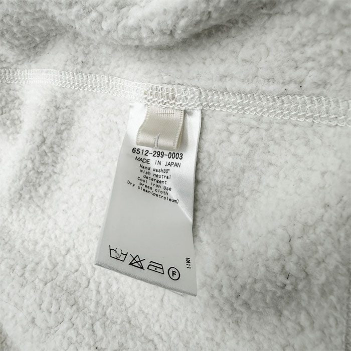 【中古】Drawer ドゥロワー パーカー ライトグレー 裏起毛 ジップアップ コットン100％ i1031h0025