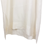 将图片加载到图库查看器，【中古】BLAMINK ブラミンク シルクワンピース ホワイト ロング丈 長袖 レディース 上質素材 j0128n00490
