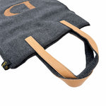 Load image into Gallery viewer, 【中古】ドゥロワー Drawer ノベルティバッグ グレー フェルト調 トートバッグ j0113s0116
