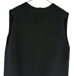 Load image into Gallery viewer, 【中古】UNITED ARROWS ユナイテッドアローズ ニットベスト ブラック Vネック 重ね着 レイヤード i1014n0085
