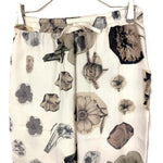 画像をギャラリービューアに読み込む, 【中古】マルニ MARNI シルクカジュアルパンツ フラワープリント 花柄 オフホワイト ブラウン系 i0619a00260
