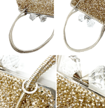 画像をギャラリービューアに読み込む, 【中古】ANTEPRIMA アンテプリマ ワイヤーバッグ ハンドバッグ ゴールド パーティー i1029pq02430
