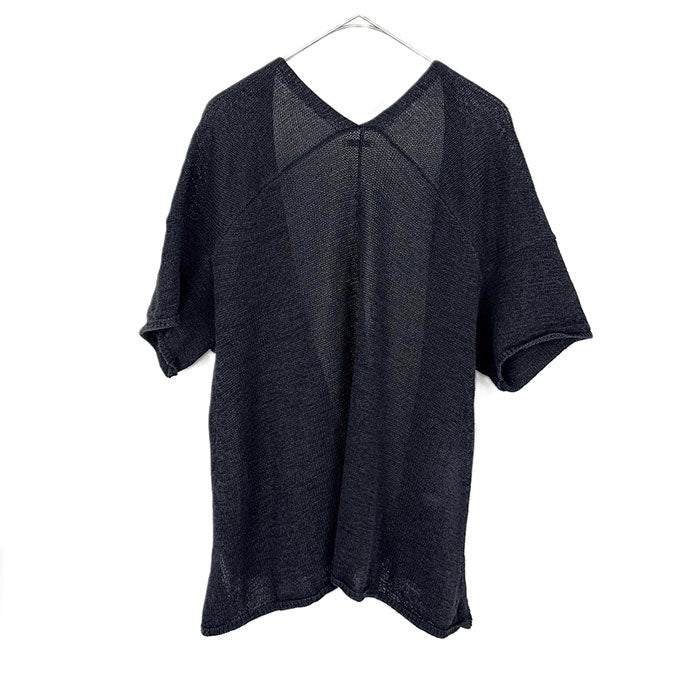 【中古】イエナ IENA カーディガン 半袖 羽織り ボタンレス ボレロ ブラック 黒 i0807n0153