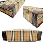 将图片加载到图库查看器，【中古】バーバリー BURBERRY ハンドバッグ ノバチェック チェック柄 トートバッグ i0922lq00582
