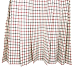 画像をギャラリービューアに読み込む, 【中古】ブラミンク BLAMINK チェックスカート ウール100% サイズ38 未使用 i1031h01472
