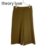 画像をギャラリービューアに読み込む, 【中古】theory luxe セオリーリュクス ハーフパンツ ワイドパンツ カーキ i0911n0163
