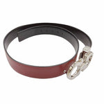 将图片加载到图库查看器，【中古】Salvatore Ferragamo フェラガモ ガンチーニ ベルト レッド レディース レザー イタリア製 i1024oq00250
