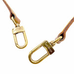 Load image into Gallery viewer, 【中古】ルイヴィトン LOUIS VUITTON ショルダーストラップ ヌメ革 レザー ゴールド金具 ナチュラル j0729pq004112
