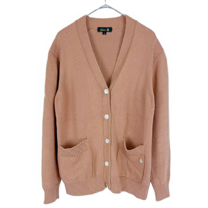 【中古】ドゥロワー Drawer ブラウン 7Gコットン 天竺Vネック カーディガン i0512y00718