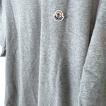 画像をギャラリービューアに読み込む, 【中古】モンクレール MONCLER VネックTシャツ ライン ロゴワッペン カジュアル 杢グレー i0627aq01318
