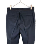 Load image into Gallery viewer, 【中古】ドゥロワー Drawer コットンツイルテープパンツ サイドスリット コットン ネイビー 紺 i0805k00412
