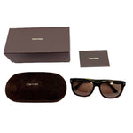 将图片加载到图库查看器，【中古】トムフォード TOM FORD サングラス バイカラー 大きめレンズ ブラウン グリーン i0717lq01388
