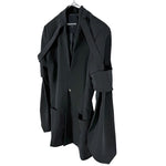 画像をギャラリービューアに読み込む, 【中古】アガノヴィッチ AGANOVICH デザインジャケット ブラック Sサイズ i1124tq01923
