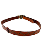 画像をギャラリービューアに読み込む, 【中古】EMPORIO ARMANI エンポリオ・アルマーニ 本革 スタッズ ベルト ヴィンテージ i0731wq0091
