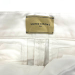 Load image into Gallery viewer, 【中古】ユナイテッドアローズ UNITED ARROWS ワイドパンツ ハイウエスト カットオフ ホワイト 白 e0615y016
