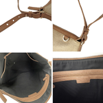 画像をギャラリービューアに読み込む, 【中古】ブルガリ BVLGARI ショルダーバッグ コレツィオーネ ヘリンボーン 縦長 ナチュラル ベージュ系 i0601oq00957
