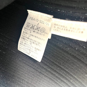 【中古】バーバリー BURBERRY カーディガン 深めVネック レース編みリブニット 透け感 ブラック 黒 h0808wq026