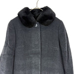 Load image into Gallery viewer, 【中古】OLD ENGLAND オールドイングランド ファー付き ウールコート i0430n00125
