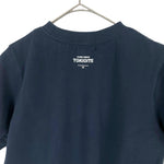 将图片加载到图库查看器，【中古】タナカーナ Tanacana 半袖スウェット ショート丈 ロゴプリント カジュアル ネイビー 紺 i0624h0023
