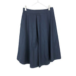 Load image into Gallery viewer, 【中古】セオリーリュクス Theory luxe フレアスカート コットン 薄手 ミディ丈 ネイビー 紺 i0807n0075
