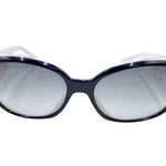 Load image into Gallery viewer, 【中古】シャネル CHANEL サングラス 5113 フラワーモチーフ ココマーク 白 ネイビー j0215pq02193
