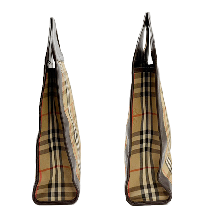 【中古】バーバリー BURBERRY ハンドバッグ ノバチェック チェック柄 トートバッグ i0922lq00582