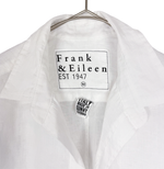画像をギャラリービューアに読み込む, 【中古】フランクアンドアイリーン Frank &amp; Eileen リネン100％ 長袖シャツ ホワイト XS j0817t00810
